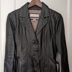 Wilson Leather jacket size M, black